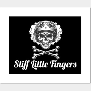 Stiff Little Fingers / Vintage Skull Style Posters and Art